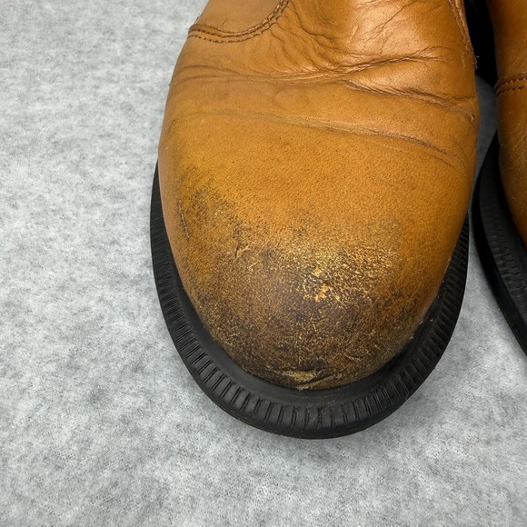 Dr Martens Cognac Flora Chelsea Pull On Boots Distressed Womens US 6 Two Toned - Picture 4 of 16